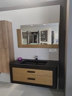 CONJ. CLAN 90*45 2C NEGRO- FRESNO DORADO ENCIM. PIZARRA Y ESPEJO***