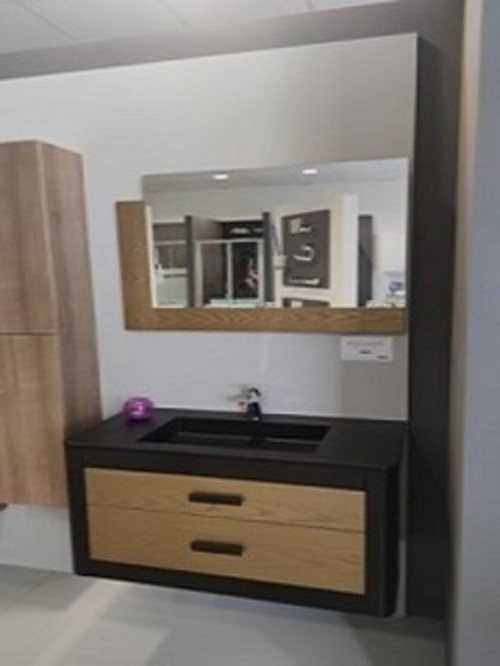 CONJ. CLAN 90*45 2C NEGRO- FRESNO DORADO ENCIM. PIZARRA Y ESPEJO***